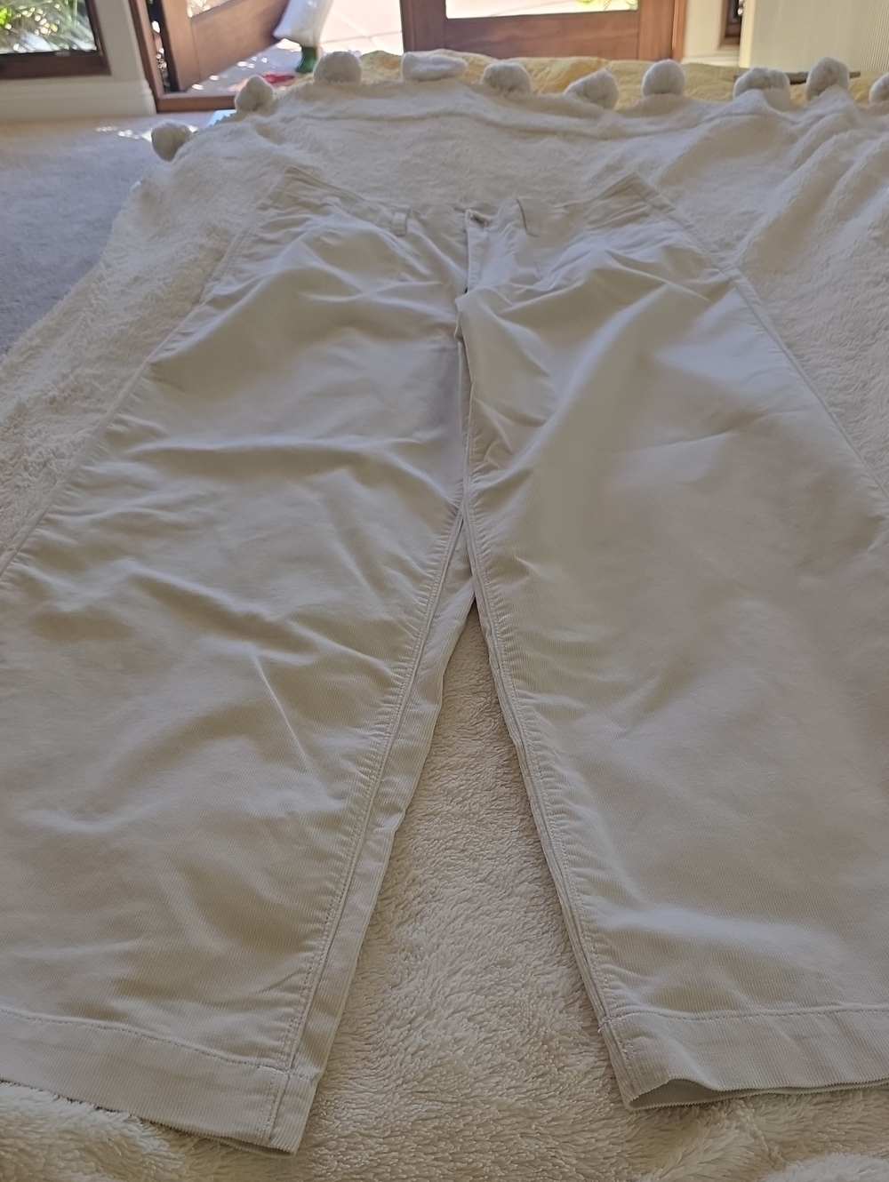 Woman Casual Chino Pants in Light Beige